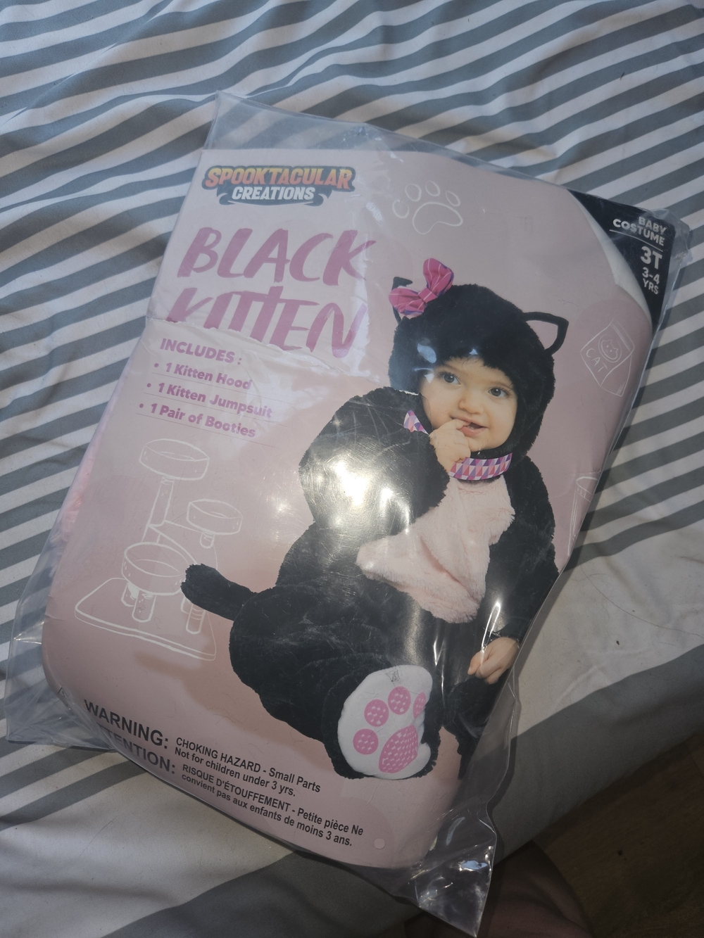 Spooktacular Creations Black Kitten Kids Halloween Costume - Black Size 3T
